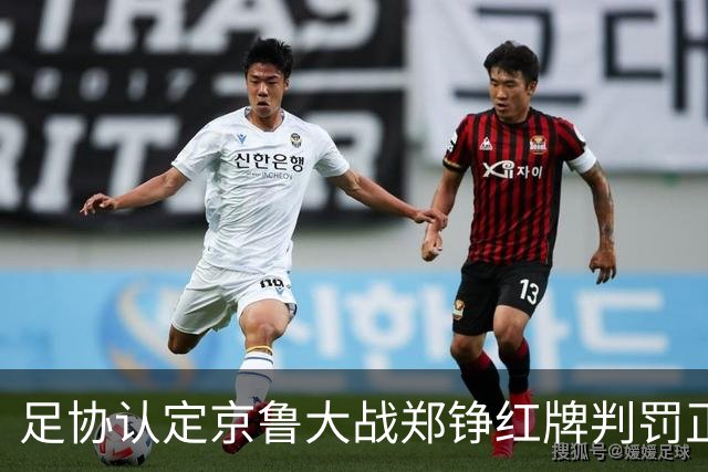 足协认定京鲁大战郑铮红牌判罚正确 破坏明显得分机会
